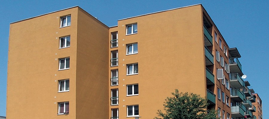 Zateplení fasád panelového domu – Mikulovská 9, Brno